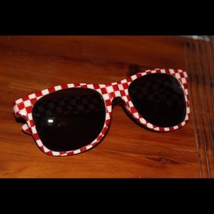 Vans Red Checkered Sun Glasses
